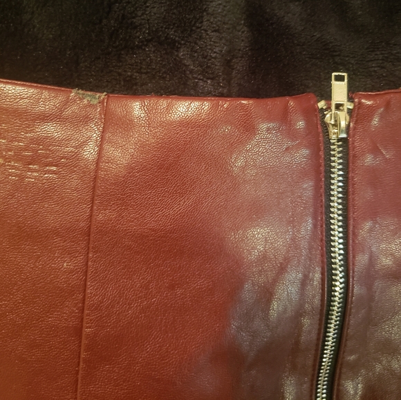 The I-Can't-Believe-it's-Faux Leather Mini Skirt from BLUE BLUSH - Picture 9 of 9